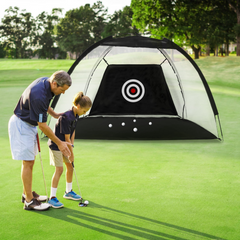 Golf Training Net with Target Cloth & Carry Bag – Indoor/Outdoor Practice