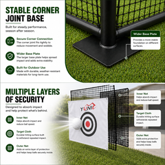 Golf Driving Practice Cage (Black)