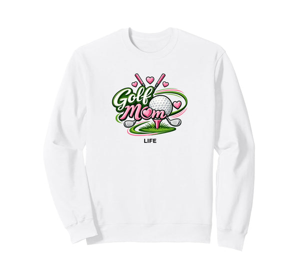 Golf Mom Life Minimal Golf Mom Sweatshirt - Novelty Apparel Men Women