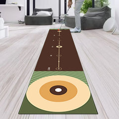 Golf Putting Mat Gift for Golfer Golfing Accessory Lightweight Portable Improve Putting Accuracy Training Aid for Park Lawn Home