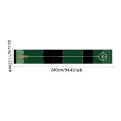 Golf Putting Mat Gift for Golfer Golfing Accessory Lightweight Portable Improve Putting Accuracy Training Aid for Park Lawn Home
