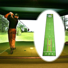 Golf Putting Mat Gift for Golfer Golfing Accessory Lightweight Portable Improve Putting Accuracy Training Aid for Park Lawn Home