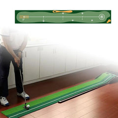 Golf Putting Mat Gift for Golfer Golfing Accessory Lightweight Portable Improve Putting Accuracy Training Aid for Park Lawn Home