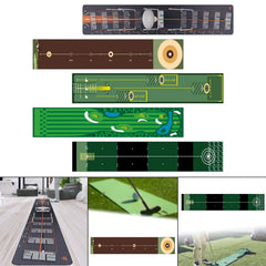 Golf Putting Mat Gift for Golfer Golfing Accessory Lightweight Portable Improve Putting Accuracy Training Aid for Park Lawn Home