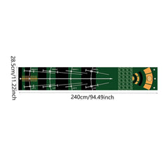 Golf Putting Mat Gift for Golfer Golfing Accessory Lightweight Portable Improve Putting Accuracy Training Aid for Park Lawn Home