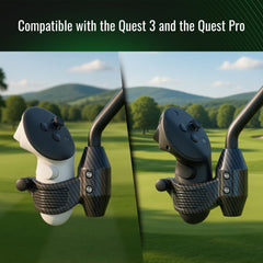 DriVR Ace - VR Golf Club Handle Accessory - Compatible with Quest 3/3s and Pro