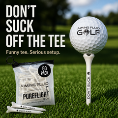DON’T SUCK™ Golf Tees – PureFlight™ 4-Prong Design (50-Pack)