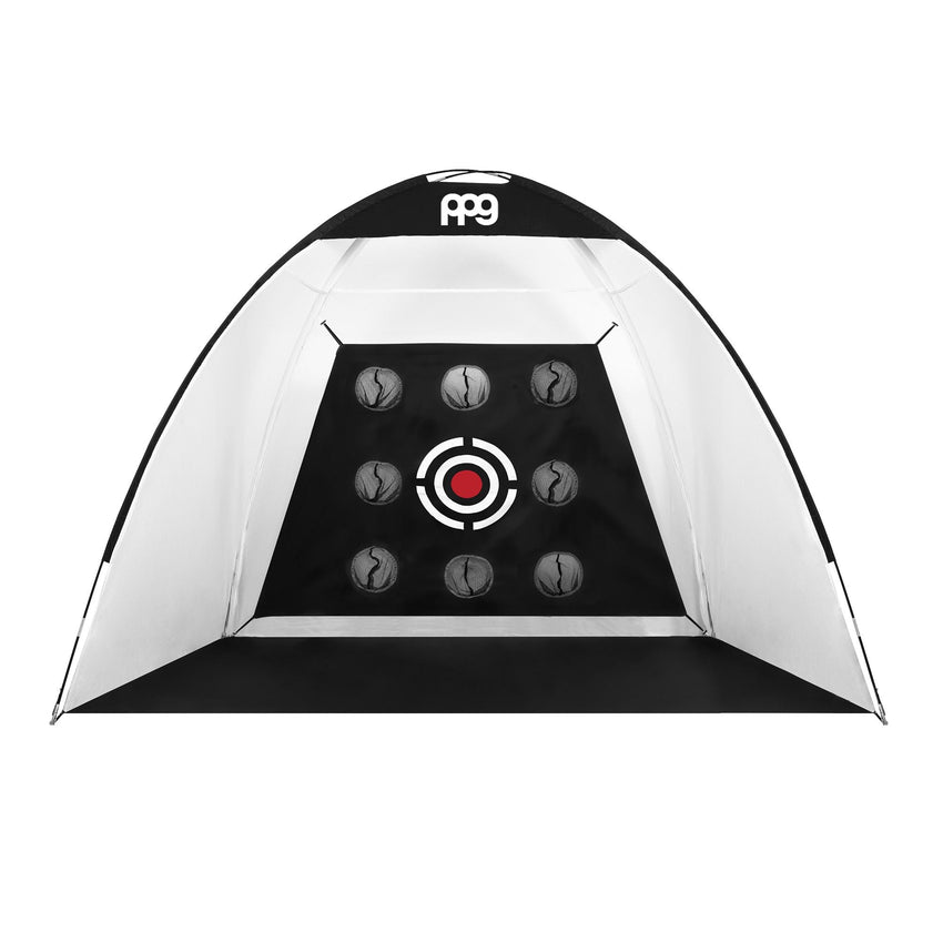 Full Swing Golf Driving Net with Nine Shot Shape Targets