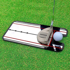 Golf Putting Practice Mirror Putting Mirror Alignment Training Aid Golf Practice Putter Mirror Eye Line