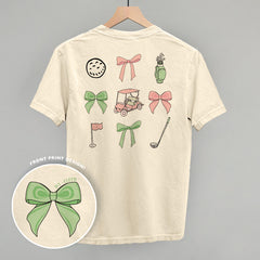 Pink & Green Golf Doodles (Back Print)