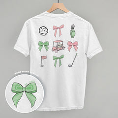 Pink & Green Golf Doodles (Back Print)