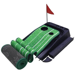 2026 Golf Putting Set Putting Green Indoor Newly Office Golf Practice Putting Mat With Automatic Ball Return Track For Mini Game