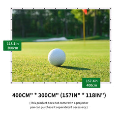 Caiton Golf Impact Screen - Silent HD, Tear-Resistant, Indoor & Outdoor Swing Training, Easy Setup, Anti-Strike, Various Sizes