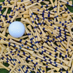 50pcs Bamboo Golf Tees More Durable and Stable TE003-Y