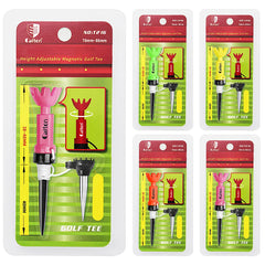 Caiton 1Pc Flexible Golf Tee 78-88mm 360° Rotating Octopus Design Stable Durable Impact-Resistant Driving Range Practice Tee Aid