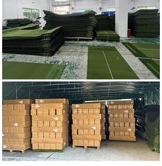 Premium Dual-Turf Golf Mat: Upgraded 5 X 4ft Golf Hitting Mat, Alignment & Angle of Approach Aid Practice Golf Mats, Indoor &