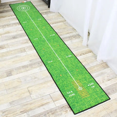 Foldable Golf Putting Practice Mat Anti-Slip Lightweight Golf Putting Green Blanket 50X300cm Portable Golf Training Pad Adults