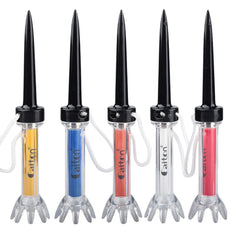 Improve Your Golf Game with the Caiton 5pcs Magnetic Plastic Golf Tee Set - 360degree Bounce