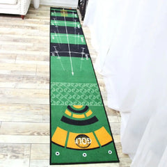 Foldable Golf Putting Practice Mat Anti-Slip Lightweight Golf Putting Green Blanket 50X300cm Portable Golf Training Pad Adults