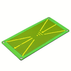 Golf Practice Mat, Indoor And Outdoor Golf Hitting Mat, Golf Training Auxiliary Mat Mat + 4 Floor Nails + 1 Hook