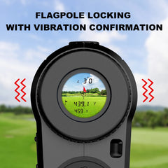 REVASRI 6x Magnification Golf Rangefinder, 1000 Yards/M with Flag Lock Vibration and Slope-Compensated Distance for Golfing