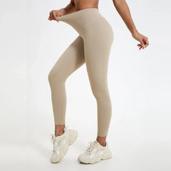 Hearuisavy Summer Super Soft Fabrics High Waist Leggings Gym Yoga Pants Running Workout Tights Push Up Sports Leggings Women