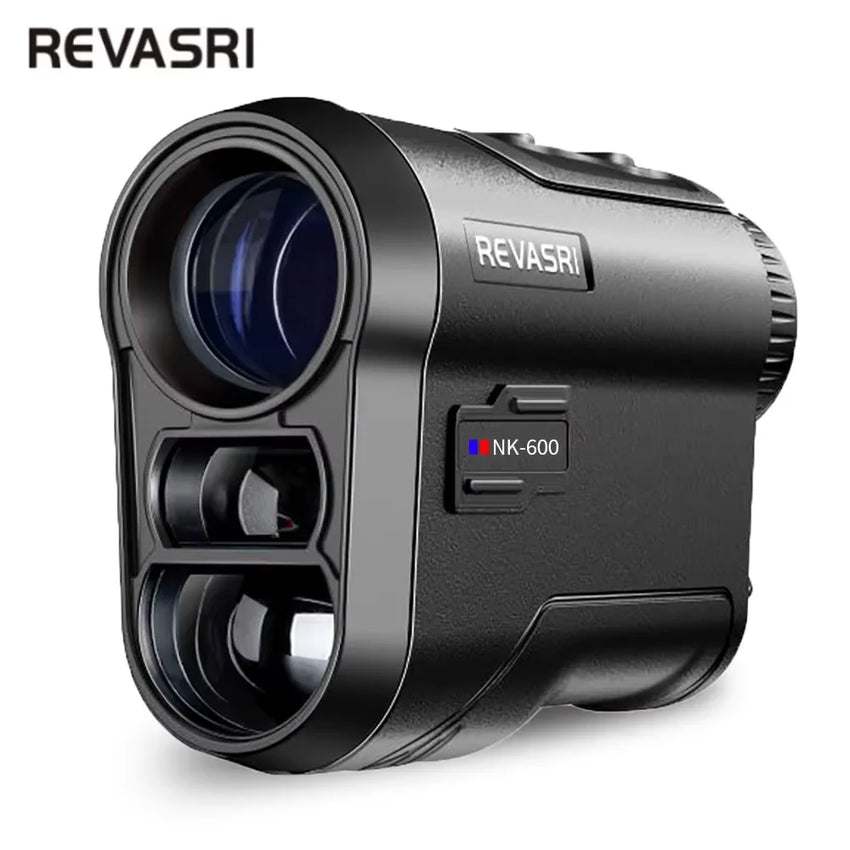REVASRI 6x Magnification Golf Rangefinder, 1000 Yards/M with Flag Lock Vibration and Slope-Compensated Distance for Golfing