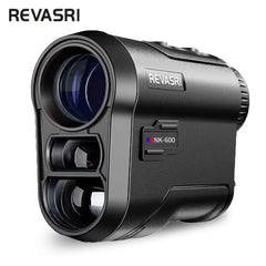 REVASRI 6x Magnification Golf Rangefinder, 1000 Yards/M with Flag Lock Vibration and Slope-Compensated Distance for Golfing