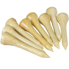 100Pcs/Bag Golf Tees Bamboo Golf Balls Holder 4 Sizes Available Drop Ship 42mm 54mm 70mm 83mm ﻿