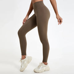 Hearuisavy Summer Super Soft Fabrics High Waist Leggings Gym Yoga Pants Running Workout Tights Push Up Sports Leggings Women
