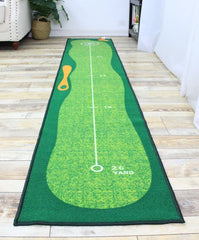 Golf Carpet Putting Mat Indoor Outdoor Training Putting Practice Golf Green Fairway Pad Washable Anti-Slip 50X300cm JH1041