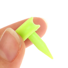 50Pcs/Pack Professional Golf Tees 25MM 0.98' Castle Green Golfer Accessory Plastic Golf Tees Perfect For Teeing The Ball