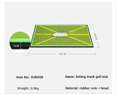 PGM Brand Golf Training Mat for Swing Detection Batting Ball Trace Directional Mat Swing Path Pads Swing Practice Pads DJD038