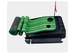 2026 Golf Putting Set Putting Green Indoor Newly Office Golf Practice Putting Mat With Automatic Ball Return Track For Mini Game