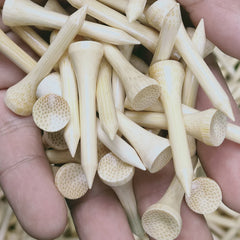 100Pcs/Bag Golf Tees Bamboo Golf Balls Holder 4 Sizes Available Drop Ship 42mm 54mm 70mm 83mm ﻿