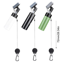 Golf Club Groove Cleaner Brush With Leakproof Spray Bottle Automatic Water Professional Golf Cleaning Kit Portable Golf Tools