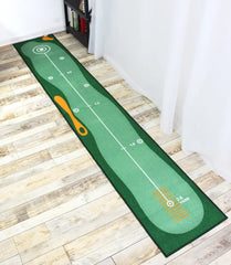Golf Carpet Putting Mat Indoor Outdoor Training Putting Practice Golf Green Fairway Pad Washable Anti-Slip 50X300cm JH1041