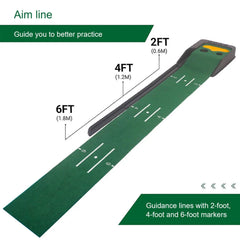 Putting Green Indoor Golf Practice Pad Green For Hitting Golfer Training Mat For Backyard Office Garden Park Indoor Lawn Outdoor