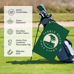 Funny Microfiber Premium Golf Towel, Golf Towels for Golf Bags for Men & Women, Creative Christmas Golf Gift for Male Golfers