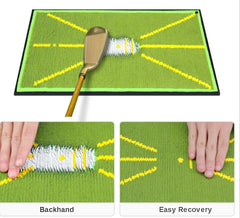 PGM Brand Golf Training Mat for Swing Detection Batting Ball Trace Directional Mat Swing Path Pads Swing Practice Pads DJD038
