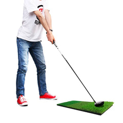 PGM Golf Hitting Mat Indoor Outdoor Mini Practice Durable PP Grass Pad Backyard Exercise Golf Training Aids With TEE DJD003