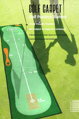 Golf Carpet Putting Mat Indoor Outdoor Training Putting Practice Golf Green Fairway Pad Washable Anti-Slip 50X300cm JH1041