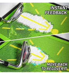 PGM High Quality Golf Training Pad for Swing Detection Batting Ball Trace Directional Mat Swing Path Pads Swing Practice Pads