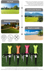 Caiton 1Pc Flexible Golf Tee 78-88mm 360° Rotating Octopus Design Stable Durable Impact-Resistant Driving Range Practice Tee Aid
