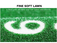 Golf Indoor Putting Mat Putter Trainer Green Carpet Practice Set Ball Return Mats PM009