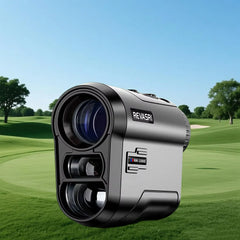 REVASRI 6x Magnification Golf Rangefinder, 1000 Yards/M with Flag Lock Vibration and Slope-Compensated Distance for Golfing