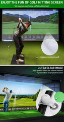 Caiton Golf Impact Screen - Silent HD, Tear-Resistant, Indoor & Outdoor Swing Training, Easy Setup, Anti-Strike, Various Sizes