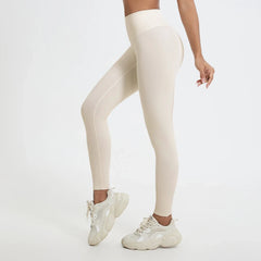 Hearuisavy Summer Super Soft Fabrics High Waist Leggings Gym Yoga Pants Running Workout Tights Push Up Sports Leggings Women