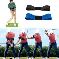 Golf Swing Trainer Posture Corrector Band for Beginners Arm Hand Motion Exercise Tension Elastic Fitness Equipmen