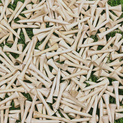 100Pcs/Bag Golf Tees Bamboo Golf Balls Holder 4 Sizes Available Drop Ship 42mm 54mm 70mm 83mm ﻿